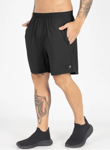 Bermuda Crown Poliamida Curta Original Preta