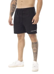 Bermuda Crown Moletom Curta Dark Bordada Preto Produto Bermuda Crown Moletom Curta Dark Bordada Preto